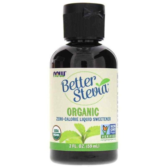 Better Stevia Organic Liquid Sweetener, NOW